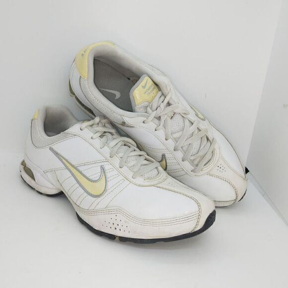 Nike All Exceed Womens Pre-owned White/Yellow Running Sneakers - sz. 8 - Picture 1 of 6